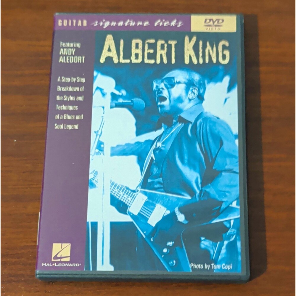 Hal Leonard Guitar Signature Licks Albert King Instructional DVD Andy Aledort